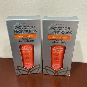 AVON Advance Techniques Frizz Control Lotus Shield Lot Of 2 New In Box